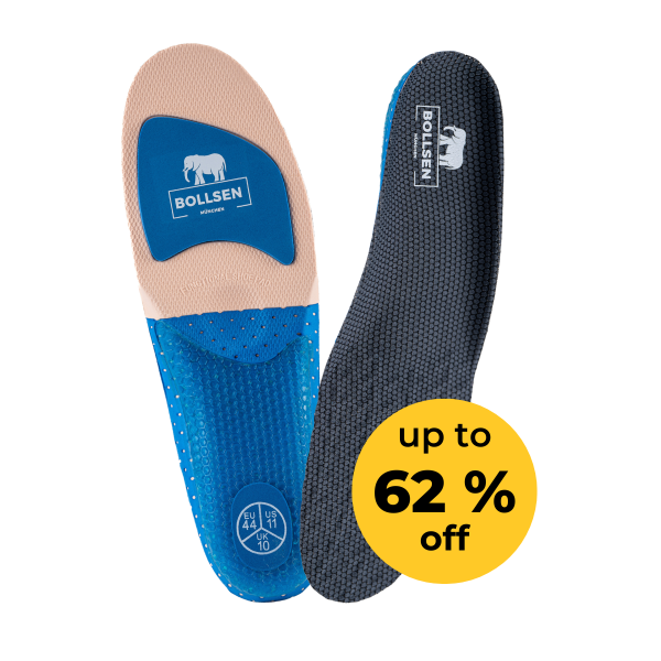 Insoles with savings of up to 62 %!