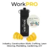 BOLLSEN WorkPRO Earplugs with AR KI Tech Measuring - Industry, Construction Work, Crafting, Lawn Mowing, Plumbing, Gardening, DIY